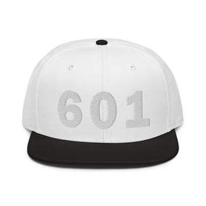 601 Area Code Snapback Hat