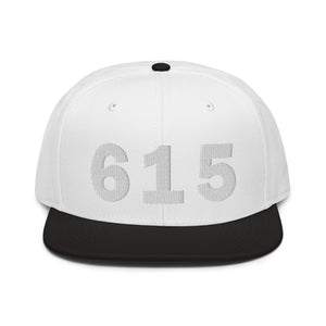 615 Area Code Snapback Hat