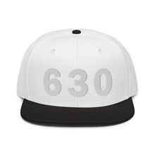 Load image into Gallery viewer, 630 Area Code Snapback Hat