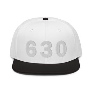 630 Area Code Snapback Hat