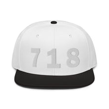 Load image into Gallery viewer, 718 Area Code Snapback Hat