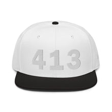 Load image into Gallery viewer, 413 Area Code Snapback Hat