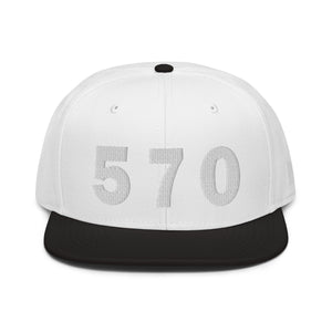 570 Area Code Snapback Hat
