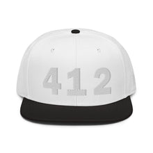 Load image into Gallery viewer, 412 Area Code Snapback Hat