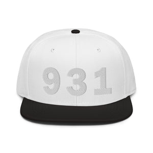 931 Area Code Snapback Hat