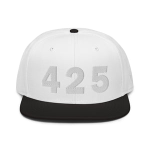 425 Area Code Snapback Hat