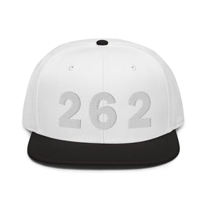 262 Area Code Snapback Hat