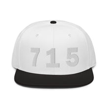 Load image into Gallery viewer, 715 Area Code Snapback Hat