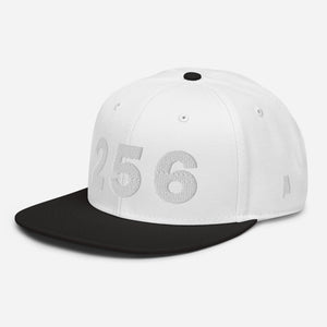 256 Area Code Snapback Hat