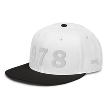 Load image into Gallery viewer, 978 Area Code Snapback Hat