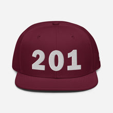 Load image into Gallery viewer, 201 Area Code Snapback Hat