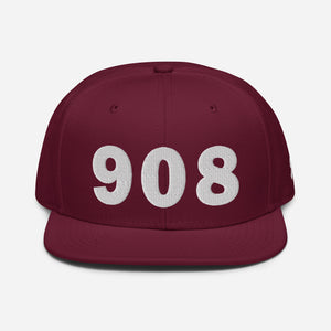 908 Area Code Snapback Hat
