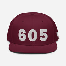 Load image into Gallery viewer, 605 Area Code Snapback Hat