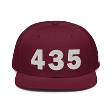 Load image into Gallery viewer, 435 Area Code Snapback Hat