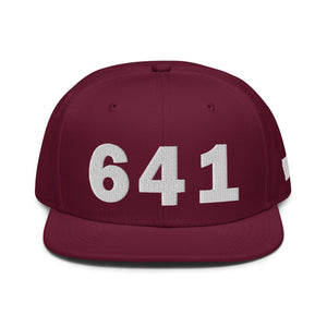 641 Area Code Snapback Hat