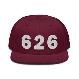 626 Area Code Snapback Hat