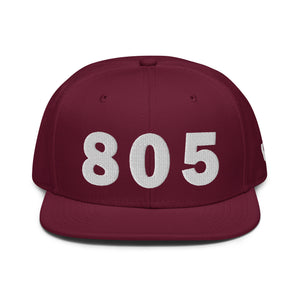 805 Area Code Snapback Hat