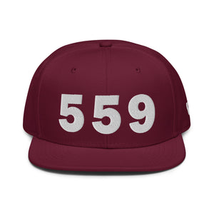 559 Area Code Snapback Hat