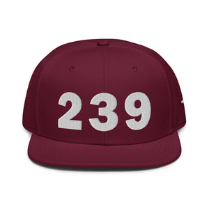 239 Area Code Snapback Hat