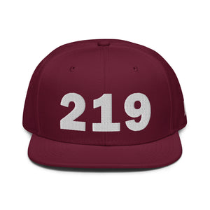 219 Area Code Snapback Hat