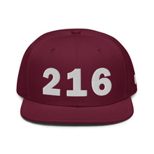 Load image into Gallery viewer, 216 Area Code Snapback Hat
