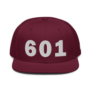 601 Area Code Snapback Hat