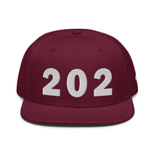 Load image into Gallery viewer, 202 Area Code Snapback Hat