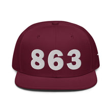 Load image into Gallery viewer, 863 Area Code Snapback Hat