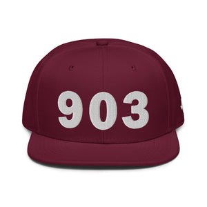 903 Area Code Snapback Hat