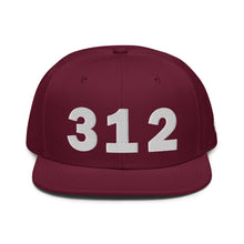 Load image into Gallery viewer, 312 Area Code Snapback Hat