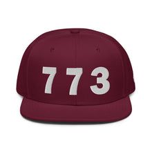 Load image into Gallery viewer, 773 Area Code Snapback Hat