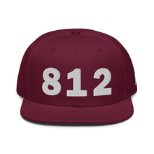 Load image into Gallery viewer, 812 Area Code Snapback Hat