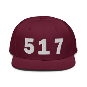 517 Area Code Snapback Hat