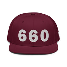 Load image into Gallery viewer, 660 Area Code Snapback Hat