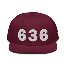 Load image into Gallery viewer, 636 Area Code Snapback Hat