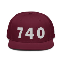 Load image into Gallery viewer, 740 Area Code Snapback Hat