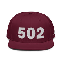 Load image into Gallery viewer, 502 Area Code Snapback Hat