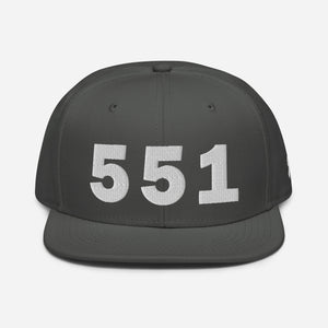 551 Area Code Snapback Hats