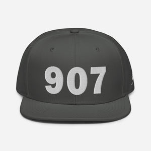 907 Area Code Snapback Hat