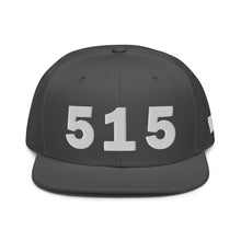 Load image into Gallery viewer, 515 Area Code Snapback Hat