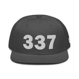 337 Area Code Snapback Hat