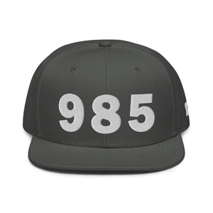 985 Area Code Snapback Hat