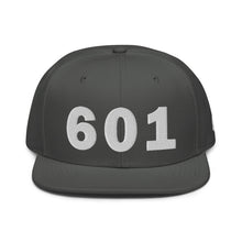 Load image into Gallery viewer, 601 Area Code Snapback Hat