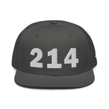 Load image into Gallery viewer, 214 Area Code Snapback Hat