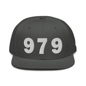 979 Area Code Snapback Hat