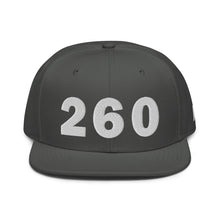 Load image into Gallery viewer, 260 Area Code Snapback Hat