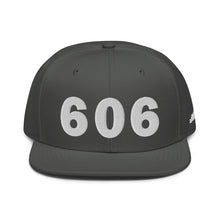 Load image into Gallery viewer, 606 Area Code Snapback Hat