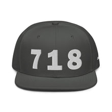 Load image into Gallery viewer, 718 Area Code Snapback Hat