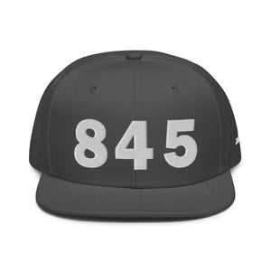 845 Area Code Snapback Hat