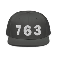 Load image into Gallery viewer, 763 Area Code Snapback Hat